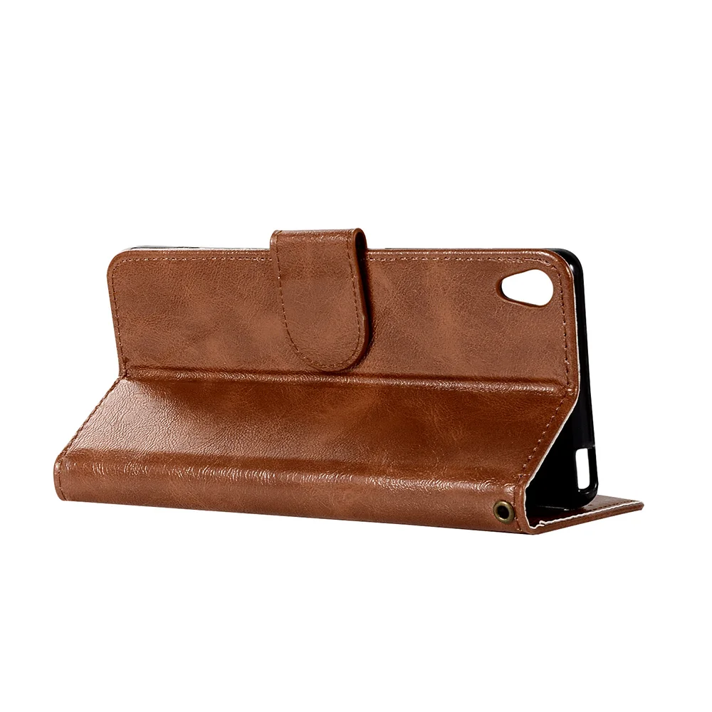 Retro Flip Wallet Case for Sony Xperia L1 L2 X XA XA1 XA2 XA3 Ultra XA1 Plus  XZ1 XZ2 XZ3 Compact Leather Flip Phone (4)