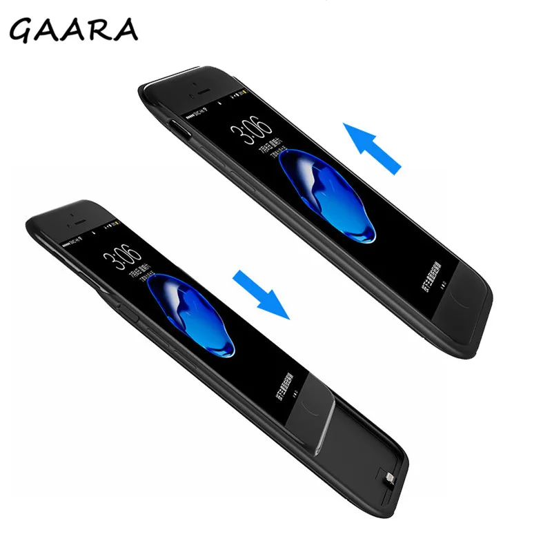 

5200mAh 8200mAh Fast Charging Battery Case For iPhone 6 6S 7 8 Plus Slim Power Bank Cases External Pack Backup Shockproof Cover