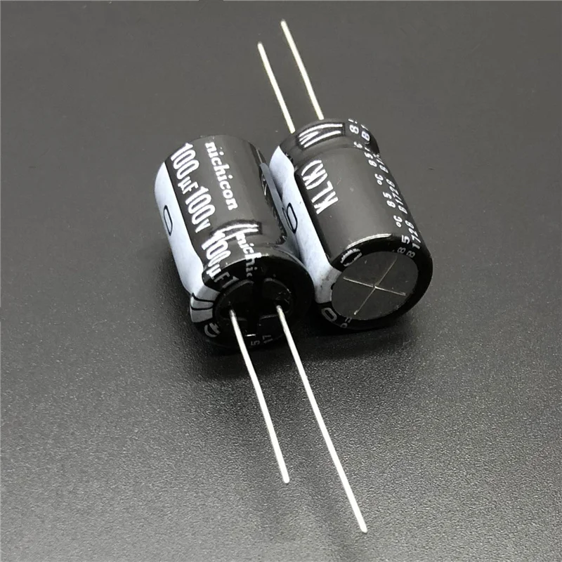 10pcs 100uF 100V NICHICON KL 12.5x20mm 100V100uF Low Leakage Current Aluminum Electrolytic