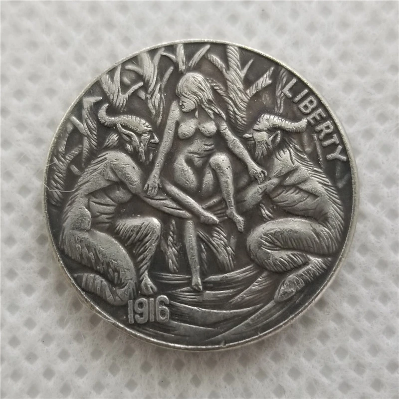 xuanyuan Hobo Nickel Coin Année aléatoire Buffalo Nickel Copie pièces pièces de Collection commémoratives