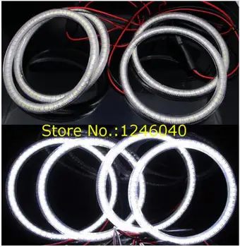 

4pcs SMD3528 LED angel eyes halo rings for car Motorcycle size 60/65/71/76/80/85/90/94/100/106/110/115/120/126/131MM/145MM/158MM
