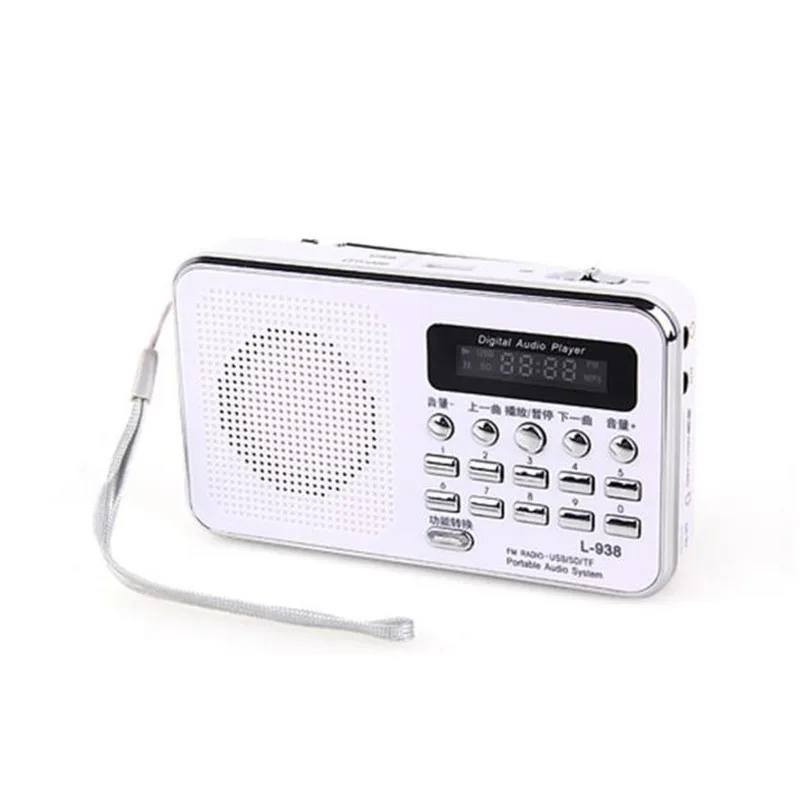 

HIPERDEAL New Mini Digital Portable Music MP3 Player Micro SD/TF Card Speaker FM Radio AP28 D10