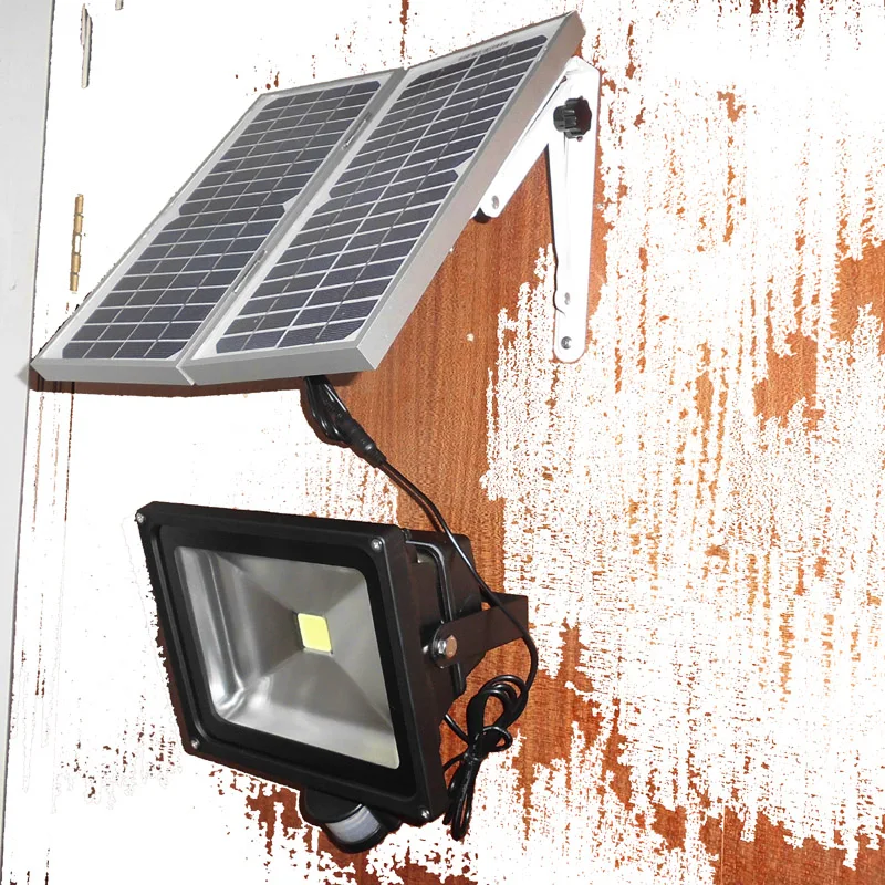 30W dimmable solar high low dimming flood light garden light solar night light solar motion