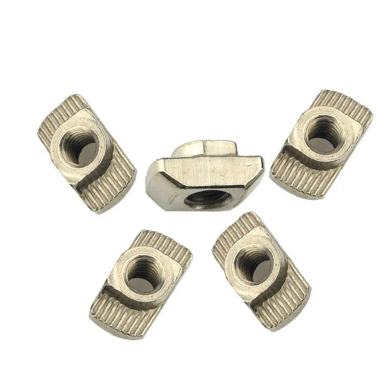 

10PCS Special Offers 2020 T-type Ship Hammerhead Nut Aluminum Diamond-Type Special One From The Sale M4