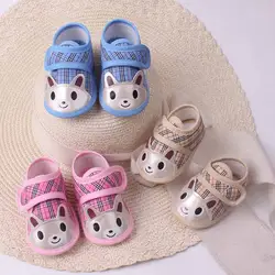 Oklady/Обувь для малышей милые весенне-осенние летние хлопковые туфли на липучке с героями мультфильмов детская обувь с мягкой подошвой