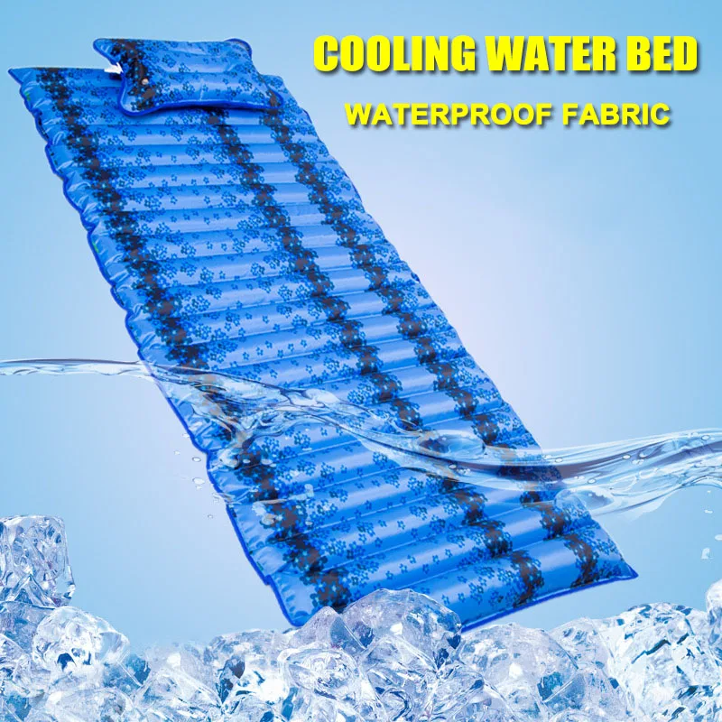 cheap Inflatable Cushion Foldable Outdoor Water Mattress Pad Water Dormitory Bed Mat DX88