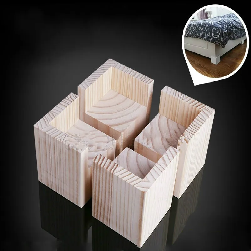 4 قطعة/الوحدة الأثاث صعد خشب متين نهاية الجدول طاولة مجلس الوزراء السرير كرسي القدم حصيرة الأثاث دعم القدم قطع الأثاث الصنوبر 4 قطعة/الوحدة الأثاث صعد خشب متين نهاية الجدول طاولة مجلس الوزراء السرير كرسي القدم حصيرة الأثاث دعم القدم قطع الأثاث الصنوبر