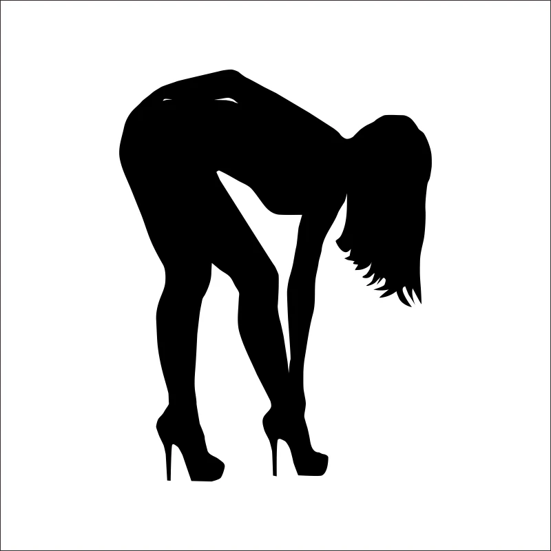DCTAL SEX GIRL Pegatina Sexy chica caliente desnuda belleza Funny Car Sticker ventana Humor motocicleta decoraciOn de vinilo S59