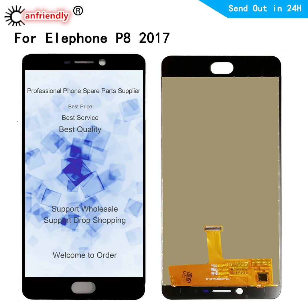 

5.5" for elephone P8 2017 LCD Display lcd Touch panel Screen Digitizer assembly LCD front Glass Panel Replacement for P8 2017