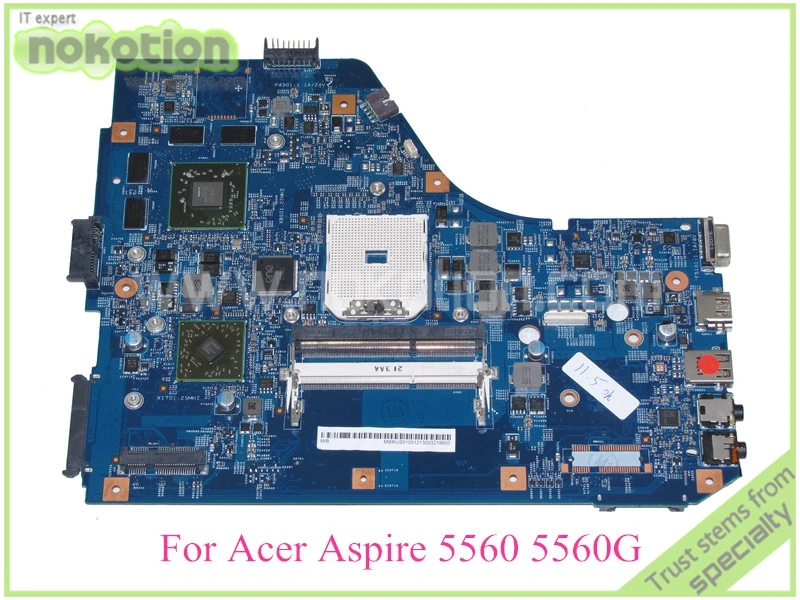 NOKOTION MBRUS01001 48 4M702 01M laptop Motherboard for acer aspire 5560G series system board HD 6520G