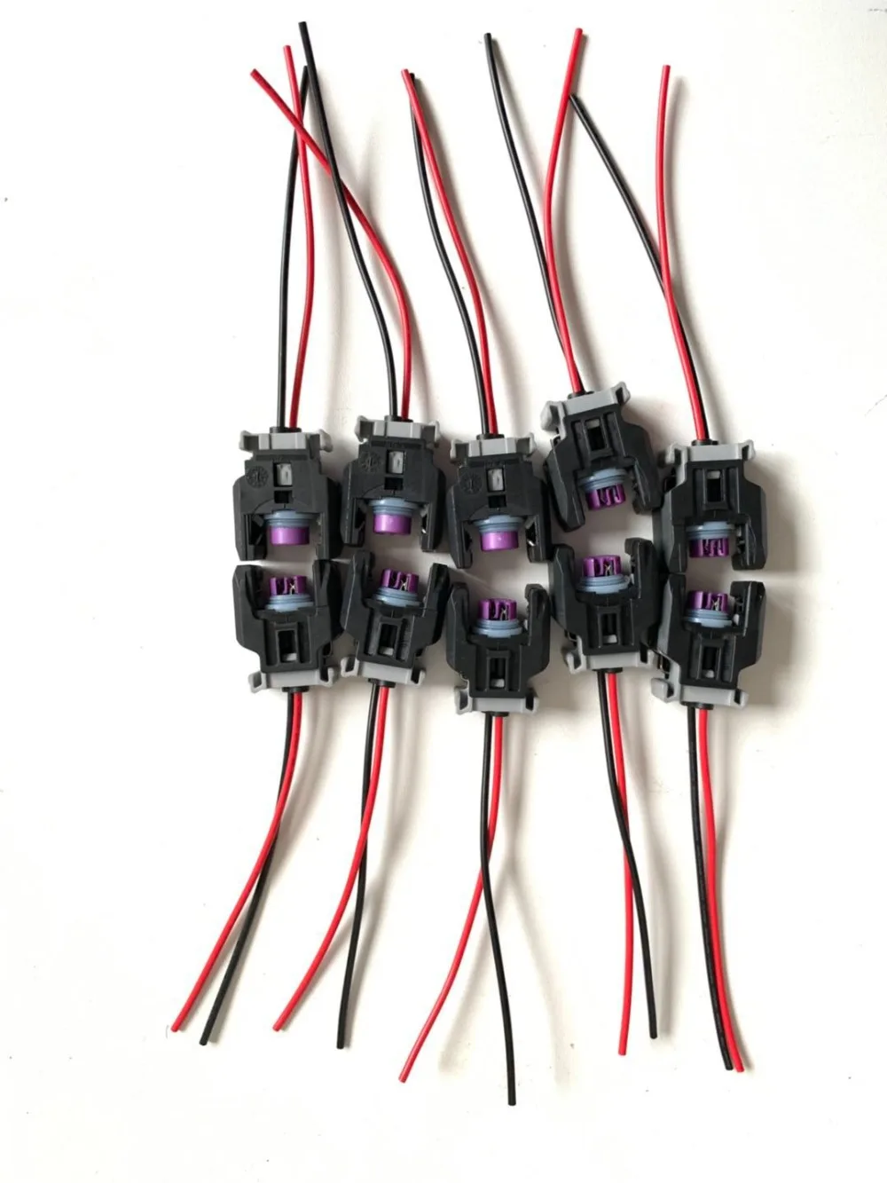 20 шт DJ70224A-2.3-21 форсунка/Форсунка для масла с кабелем, заглушка инжектора для автомобильного дизельного топлива common rail для Delphi