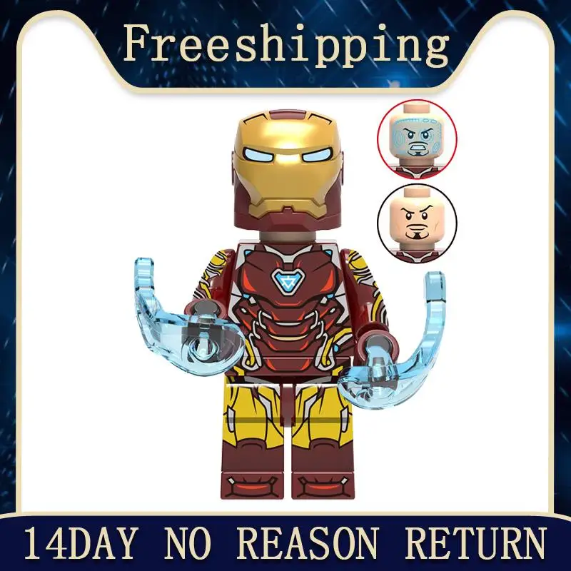 

Building Blocks Iron Man MARK 85 Collection War Machine Super Heroes Bricks Figures Action For Kids Gift Toys XH1215