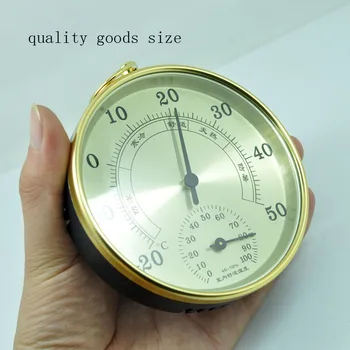 

high precision household indoor Thermometer Hygrometer baby'room air psychrometer Aluminum shell