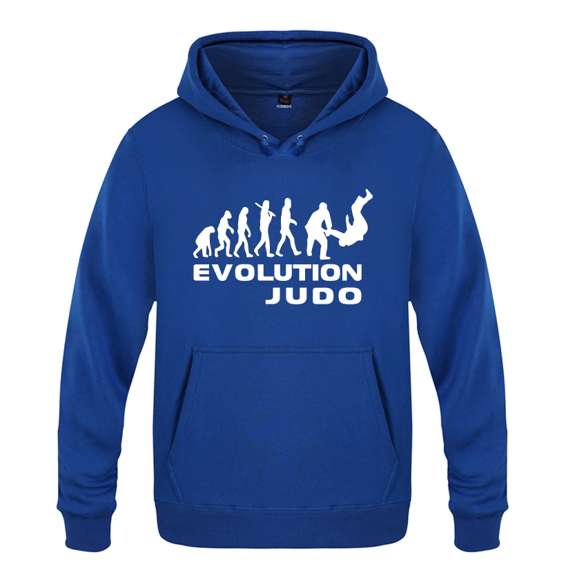 

Judo Evolution Funny Creative Sweatshirts Men 2018 Mens Hooded Fleece Pullover Hoodies