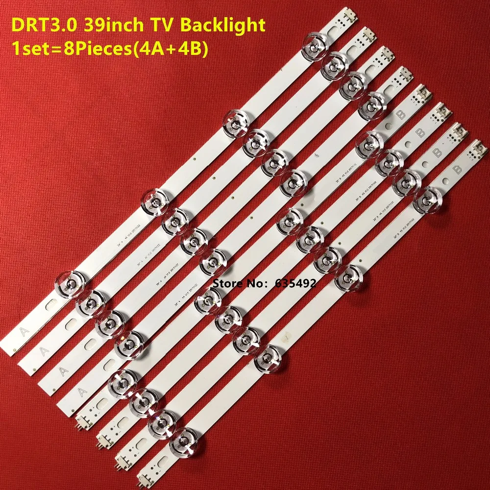 

LED Backlight strip 8Lamp For 39LB5800 innotek DRT 3.0 39"-A-B 390HVJ01 39LB5610 39LB561V 39LB561F NC390DUN-VXBP2 V390HJ4-PE1