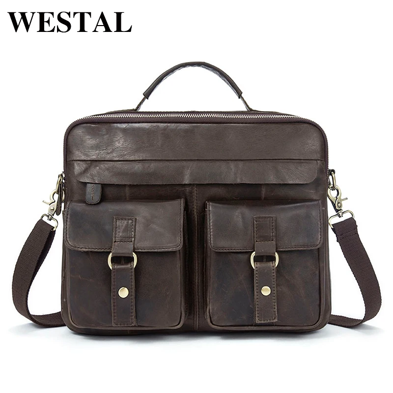 Сумка мессенджер WESTAL 7120 Мужская из натуральной кожи|shoulder bag men|shoulder bagsleather crossbody |