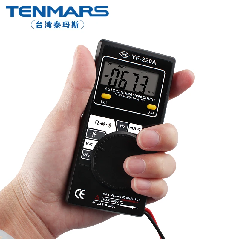 Taiwan Tai Masi card multimeter digital high-precision automatic ultra-thin pocket portable small universal table taiwan tai masi card multimeter digital high precision automatic ultra thin pocket portable small universal table