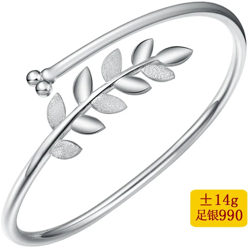 

2019 Top Fashion Rushed Armbanden Voor Vrouwen Individual Leaf Bracelet Simple, Small And Fresh Pure Wholesale Branch For Women