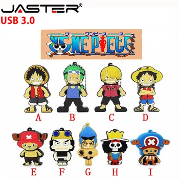 

JASTER The new cat USB One Piece USB 3.0 Pen Drive minions Memory stick pendrive 4GB 8GB 16GB 32GB 64GB gift