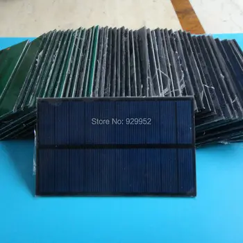 

Polycrystalline Solar Power Panel Module DIY 5V 300MA 1.5W For Mobile Power Bank Battery Cell Phone Toys Chargers Portable