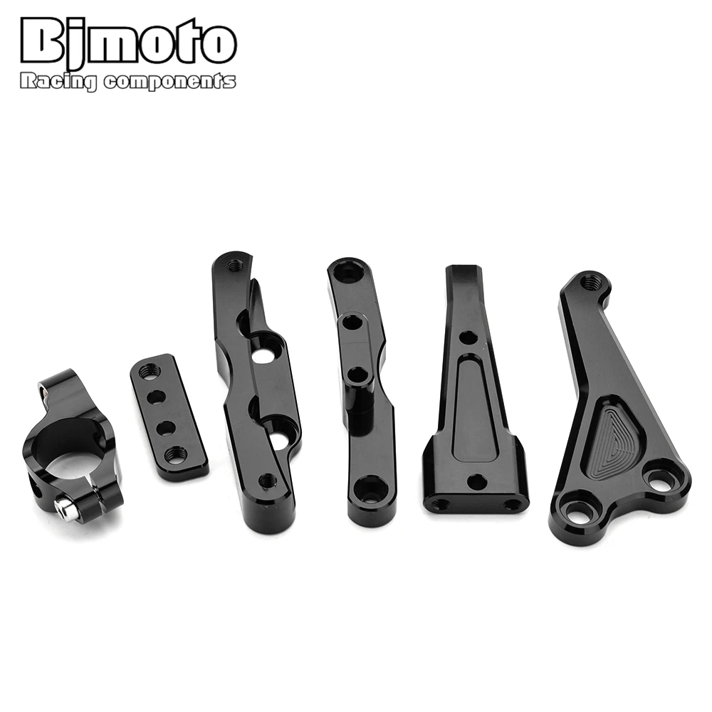 

BJMOTO Motorbike CB650 F CNC Shock Absorber Direction Dampering Bracket Steering For Honda CB650F Stabilize Damper Mount Kit