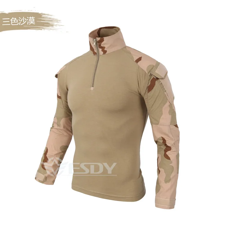 Брендовая Новинка, мужская хлопковая Военная камуфляжная облегающая тактическая одежда в стиле лягушки, многоцветная теплая ветрозащитная тренировочная одежда