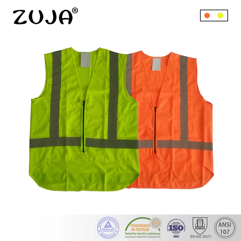 

Reflective Vest Jacket Swallow-tailed Safety Hi-vis knitted Vest