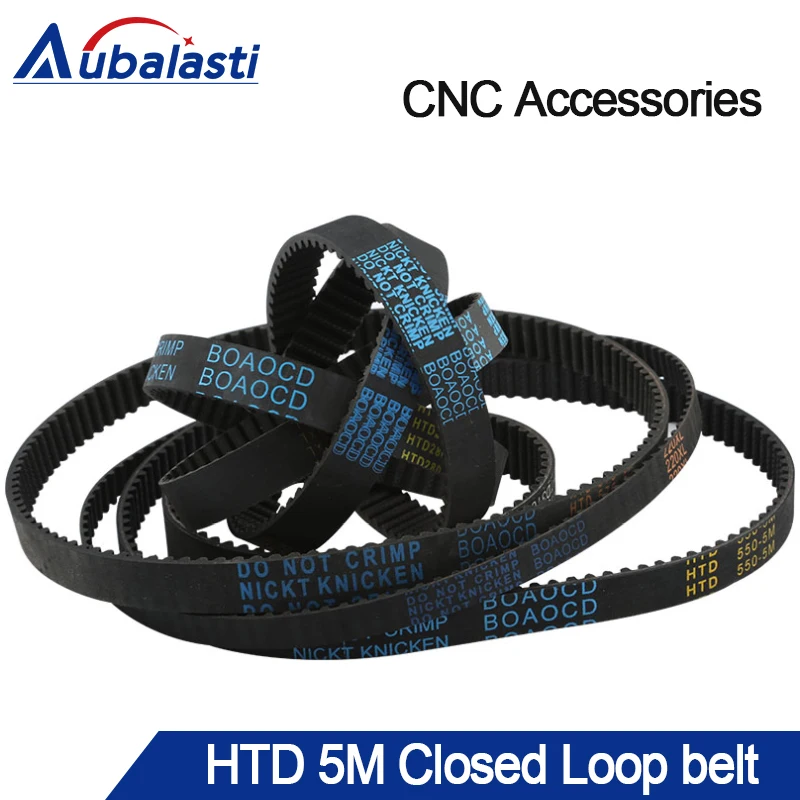 

HTD 5M Closed Loop Belt Rubber Timing Belt Various Transmission for cnc milling machine