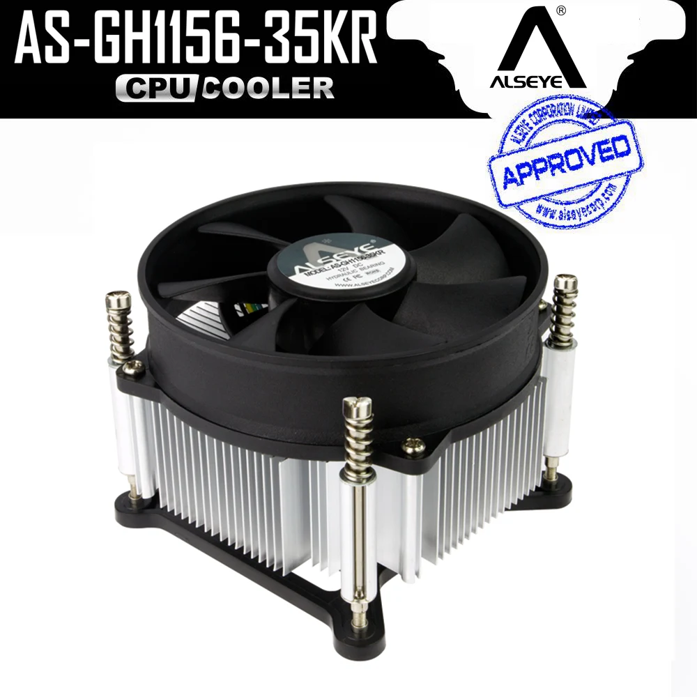 Buy ALSEYE LGA 1155 Processor Cooler TDP 95W CPU Heatsink Cooler with 90mm 4pin