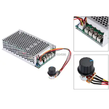 

80A MAX 2400W 10-30V Pulse Width Modulator Controller DC Adjustable PWM Motor Speed Control Regulator W/ External Switch 12V 24V