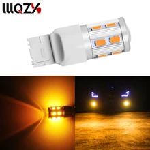 1 pcs 12 T20 7440 Cree Chip de LED SMD 5730 W21/5 w 5 w Bulbo Do Carro Luz Reversa brake Turn Signal Luzes fonte estacionamento auto lâmpada Branca