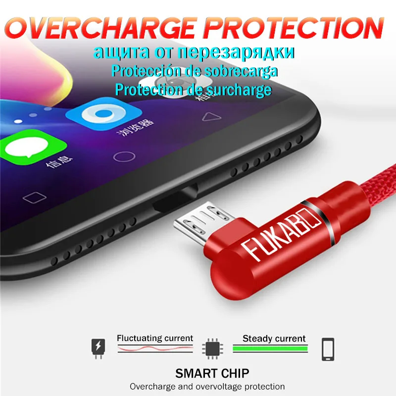 Micro USB кабель 3A быстрой зарядки шнур для samsung S7 Xiaomi Redmi Note 5 Pro 4 планшет Android мобильного телефона зарядка через usb шнур