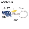 Fashion How I Met Your Mother Key chain Enamel Blue Horn umbrella pendant TV Series keychain women men key holder key ring gifts ► Photo 2/6