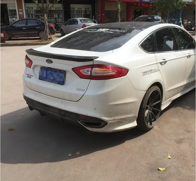 

NEW ABS PAINT CAR REAR WING TRUNK LIP SPOILER FOR Ford Mondeo Fusion 2013 2014 2015 2016 2017 2018 BY EMS