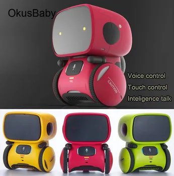 

2019 Newest Type Robots for Kids Dance Voice Command Touch Control Toys Interactive Robot Cute Toy Smart Robotic New years Gifts