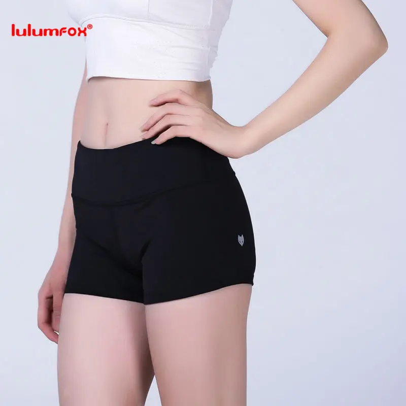 Wholesale Running Shorts Gym Nylon Black Women Workout Stretch Shorts