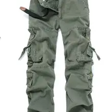 28-36 Горячие Весна мужские новые модные брюки клеш свободные брюки-карго для мужчин комбинезоны