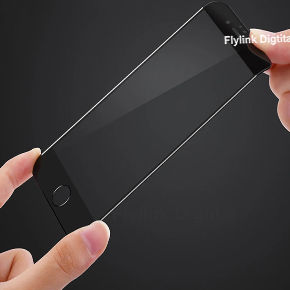 3D 9H Curved Edge Full Cover Screen Protector For iPhone 6S 6 Tempered Glass On The 7 8 Plus Protective Film|Защитные стёкла и