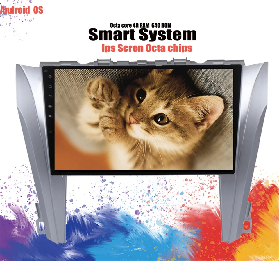 Excellent Android 9.1 Octa Core 10.1" Car DVD Player For Toyota Camry 2012-2014 GPS Navi Support dab+USB IPS Screen Radio LTE 4G Head Unit 29