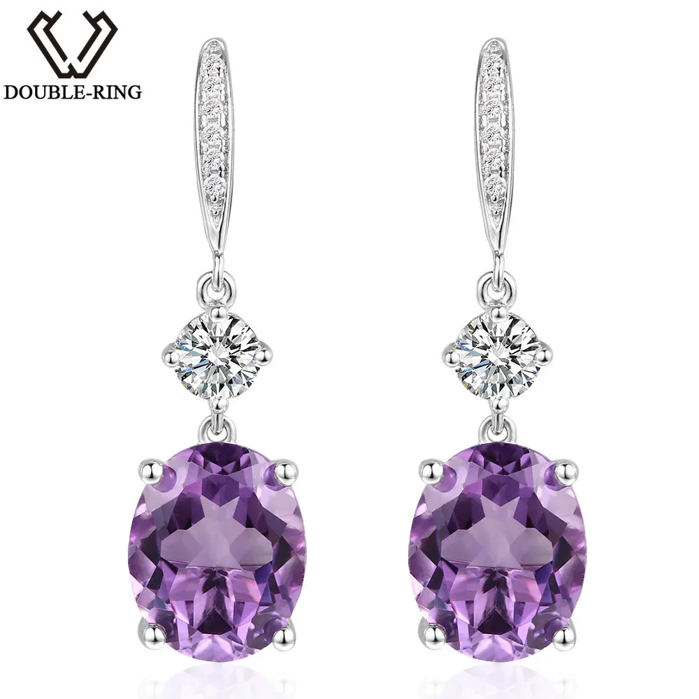 Fine Sterling Amethyst Double-r 1