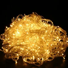 600LED 328ft 100 м Фея свет шнура Рождество Свадебная вечеринка Рождественская гирлянда дерево декор Мерцание Лампы 110 В США/MX /ca 3 цвета дополнительно