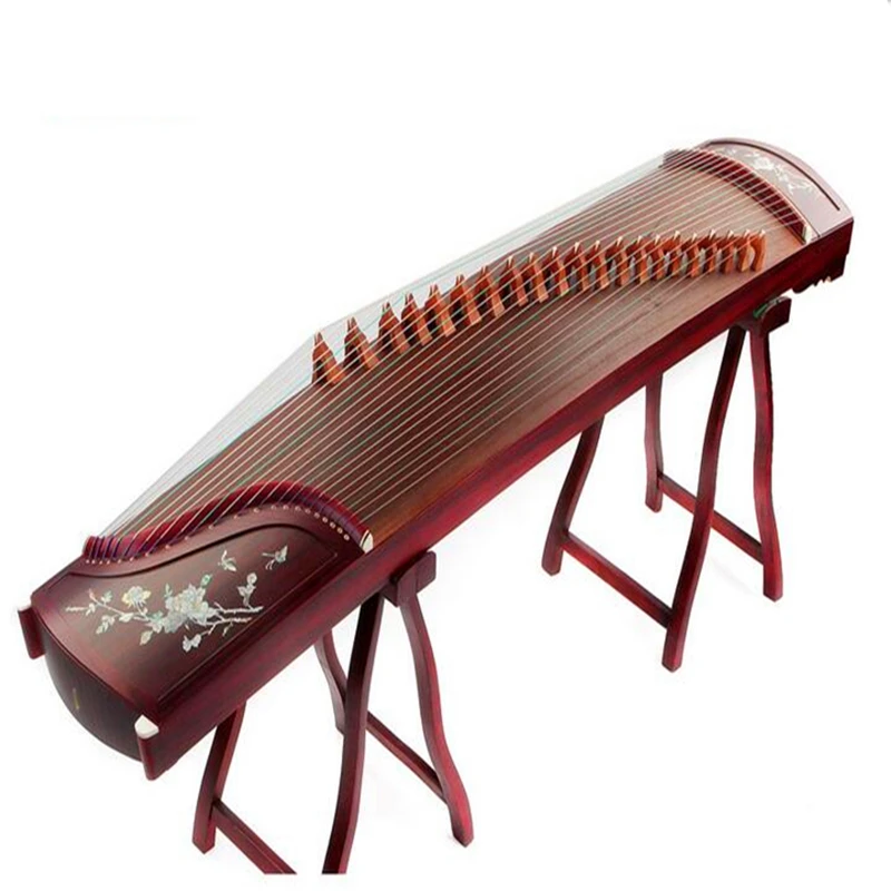 Национальный патент высокое качество Китай guzheng platane деревянные музыкальные инструменты Zither 21 струны с аксессуарами guzheng струны