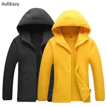 Aufdiazy цветная походная куртка для мужчин и женщин, флисовое пальто, женская ветровка для альпинизма, треккинга, велоспорта, лыжного спорта, куртки IM011