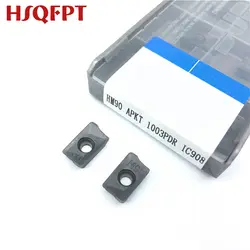 10 шт. HM90 APKT1003 PDR IC908 карбида вставить токарные станки фрезы мельница ЧПУ Инструменты APKT 1003