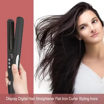 

Professional Negative Ion Infrared Hair Straightener Ceramic Fast Warm-up Hair Straightening Irons Curler Hair Styling Tool