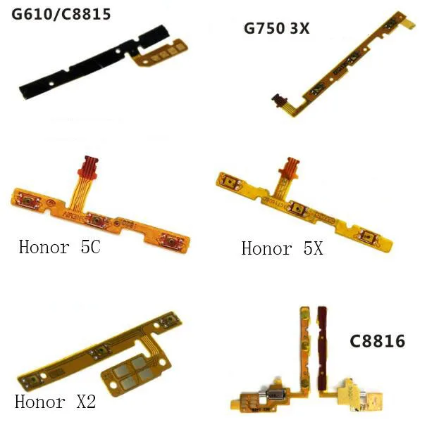 Гибкий кабель для Huawei Honor 5 3C 4X 4C X1 X2 Play 4X/C Enjoy G510 G730 G9 Кнопки громкости|volume button|flex