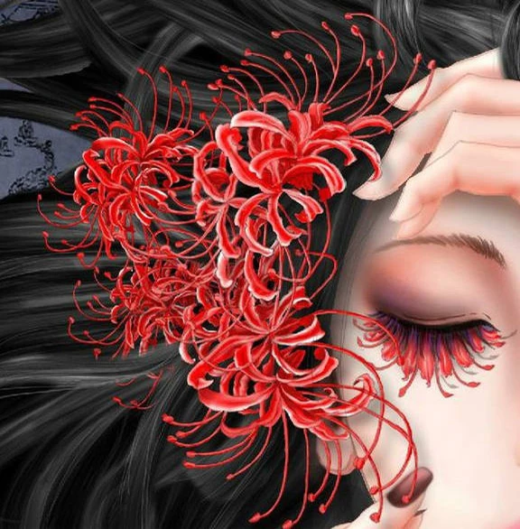 

14/16/18/28/27 Red Flower, eyes, abstract fashion Art Needlework 11CT printing Canvas Embroidery DMC Cross Stitch Kits