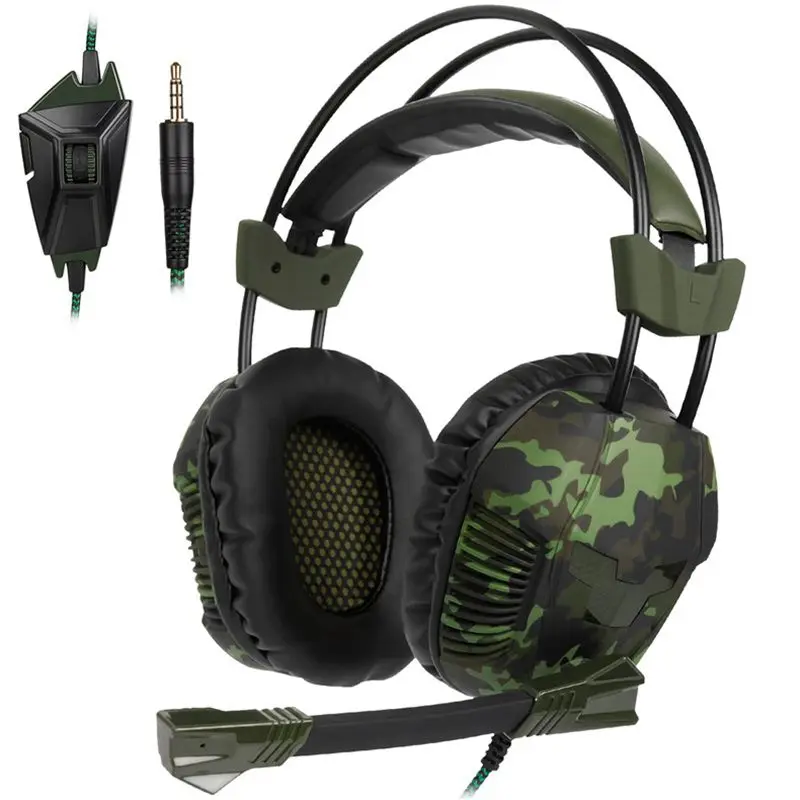 

Sades SA921 Plus PS4 Game Headset Stereo PC Gamer Gaming Headphones With Microphone For Xiaomi Mobile Phone TV Laptop Earphone