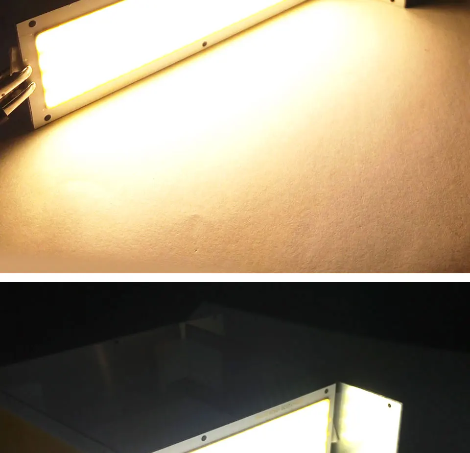SUMBULBS 1000LM 10 Вт светодиодный COB лампочка 12 В лампа для автомобильных огней домашнее рабочее освещение DIY 120x36 мм водонепроницаемый светодиодный матричный диод