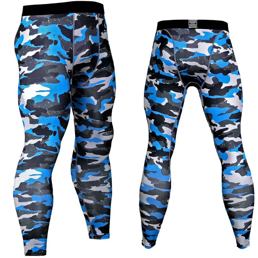 

Plus Size Mens Compression Tights Base Layers Joggers Leggings 2018 Camouflage 3D Print Fitness Trousers Quick Dry Long Pants ZH